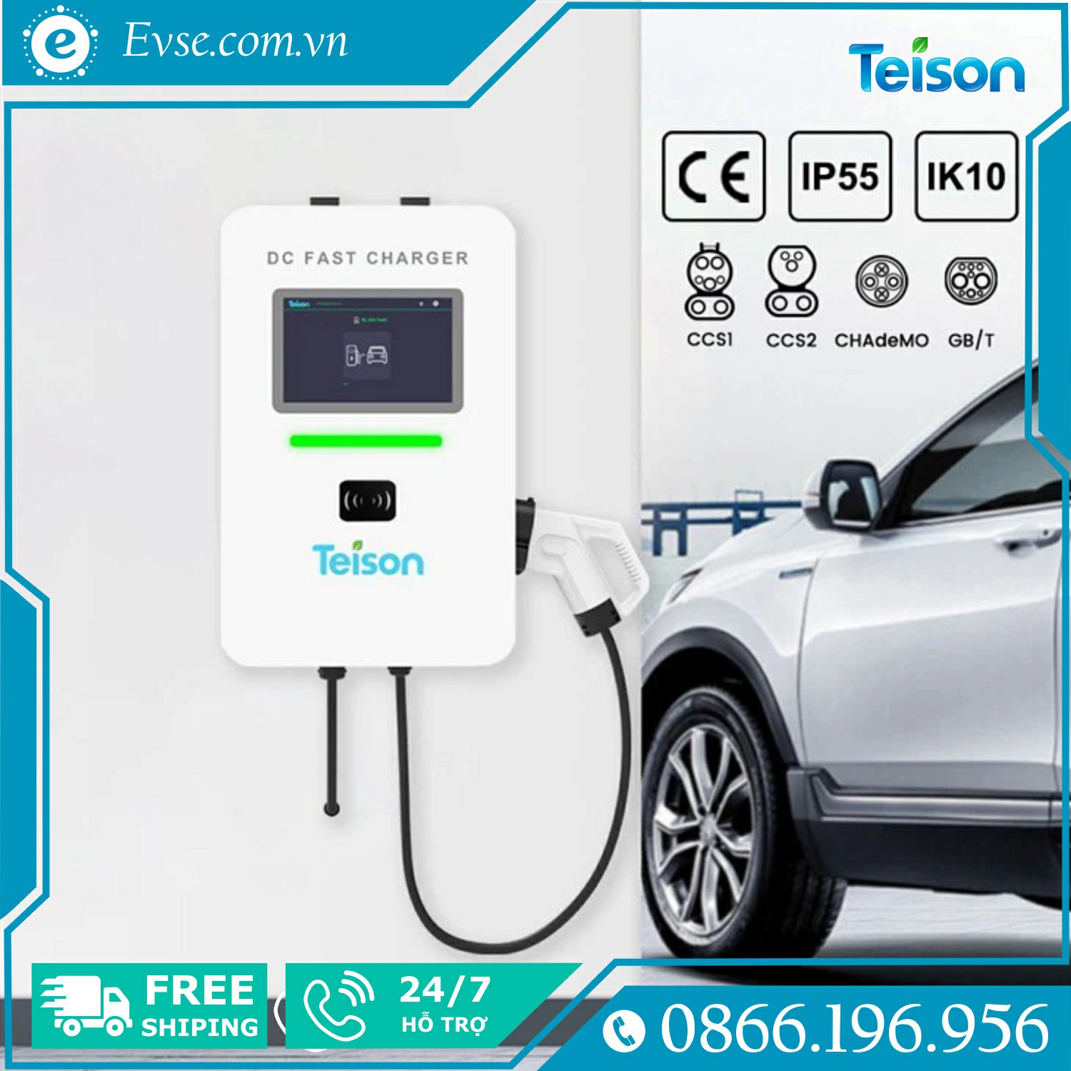EVSE VN | Giải pháp lưu trữ năng lượng (BESS) và Hệ thống trạm sạc xe điện toàn diện