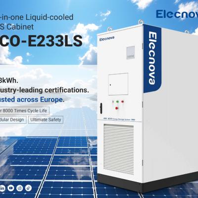 Bộ lưu trữ năng lượng BESS 100kW/ 233kWH ECO-E233LS